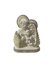 IMAGEM BUSTO SAGRADA FAMILIA PEROLA PEQ - UNI