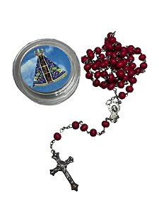 TERÇO PERFUMADO CHEIRO DE ROSAS MED 08MM - PC 12 UNI