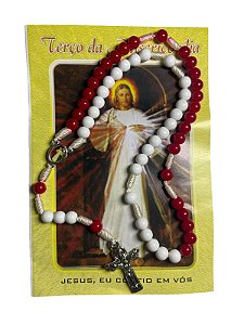 TERÇO CARTELA JESUS MISERICORDIOSO - PC 06 UNI