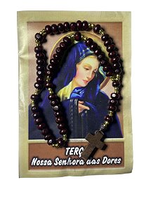 TERÇO CARTELA NS DAS DORES - PC 06 UNI