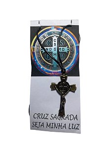 CORDAO CRUCIFIXO METAL