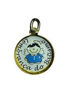 MEDALHA REDONDA DO BATISMO - PC 12 UNI