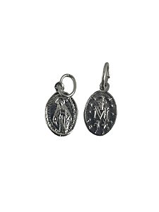 MEDALHA MILAGROSA DOURADA/PRATA PEQUENA - PC 50 UNI
