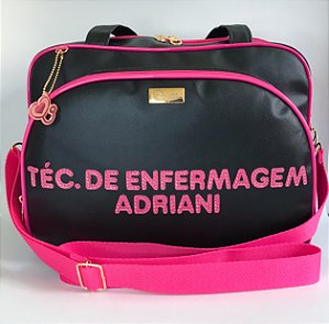 Bolsa Personalizada - Preta e Pink