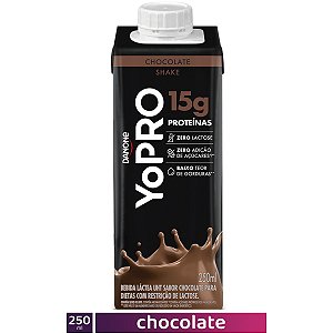 YoPRO Shake UHT 250ml 15g Proteínas Chocolate