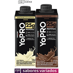 YoPRO Shake UHT 250g 25g Proteínas Sabores Variados (CAIXA 24 unidades)