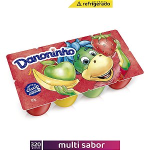 Danoninho Petit Suisse 320g X8 Multi Sabor