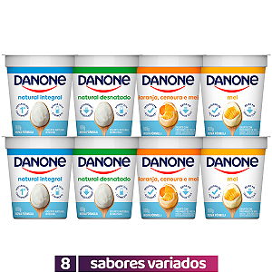 Kit 8 Danone Natural 160g