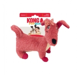 Kong PupSqueaks Daisy — Pelúcia Interativa com Apito de Corpo Inteiro