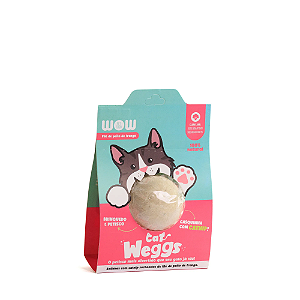 PETISCO E BRINQUEDO WEGGS FRANGO COM CATNIP - WOW