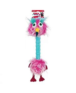 Brinquedo de Pelúcia KONG Shakerz Wingz — Pássaro Maluco Rosa