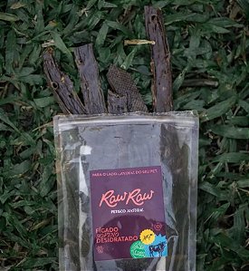 FIGADO BOVINO DESIDRATADO - RAW RAW 150G