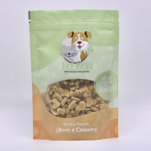PETISCO NATURAL - BISCOITO ATUM E CENOURA  PET BEM