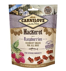 Snack de Peixe Cavalinha com framboesa  200g - Carnilove