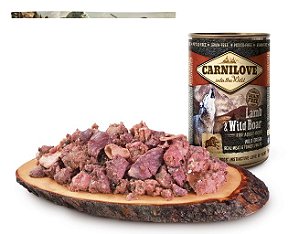 Alimento Úmido para Cães Carnilove Carne de Cordeiro e Javali 400g - Nutrição Natural e Saudável