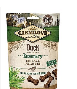 Petisco Funcional Snack Soft de Pato com alecrim - Carnilove