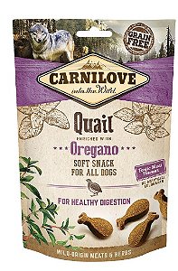Petisco Snack Soft codorna e oregano 200g Carnilove