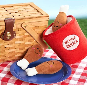 BRINQUEDO INTERATIVO ZIPPY BURROW -  BALDE DE FRANGO - ZIPPY PAWS