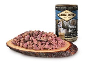 Lata Alimento Umido Carnilove, salmao com peru 400g - Carnilove