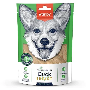 Petisco Iofinizado freeze dried Peito de Pato - Wanpy