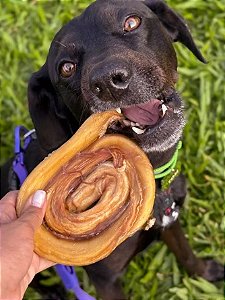 Mordedor Resistente Vergalho Bovino Enrolado - Pet Bem