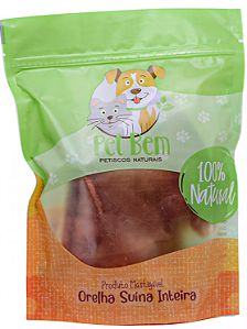 Mordedor Orelha Suína Inteira - Pet Bem
