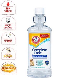 Aditivo Enzimático Complete Care 2 em 1 - controle de mau hálito e tartáro - Arm & Hammer 473ml