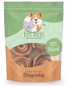 DisquinhO (Pele bovina desidratada) 4un - Pet Bem