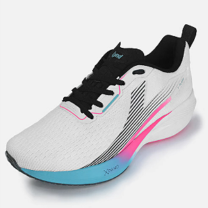 Tênis Lynd Y Flash Branco Preto Pink