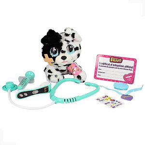 Brinquedo Infantil Multikids Pelucia Adota Pets Luppy Cachorro Com Acessórios - Branco - BR1706