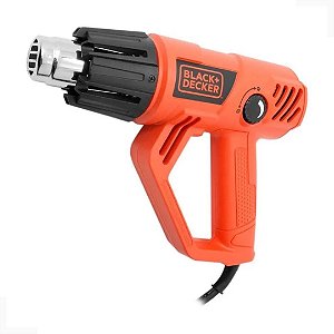 Soprador Térmico Black Decker 1800W com Maleta e Acessórios Até 600 Graus - Laranja - 220V - Hg2000k-br