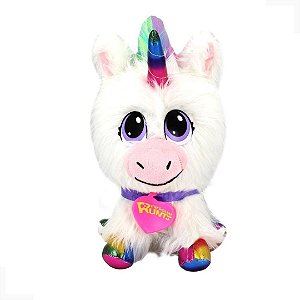 Boneca Infantil Multikids Pelucia Adota Pets Dreamy Unicornio Com Acessórios - Branco - BR1065