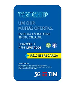 TIM CHIP (COM RECARGA)