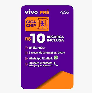VIVO CHIPS (COM RECARGA)