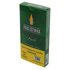 Cigarro de Palha Paulistinha Menta 20 Cigarros