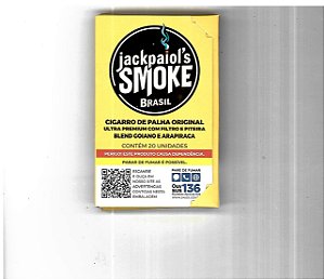 Cigarro de Palha Jack Paiols Dourado 20 Unidades + Piteira