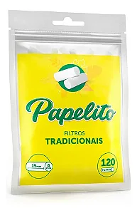 Filtro Papelito Tradicional com 120 Filtros