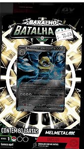 POKÉMON Baralho de Batalha MELMETAL ex ( com 60 cartas)
