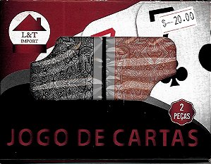 Jogo de Cartas 2 Peças