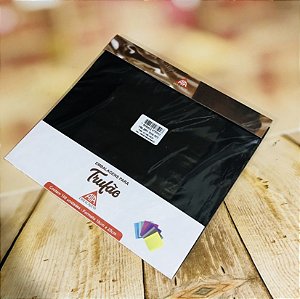 100 Embalagem Para Trufão Preto 20Cm X 18Cm  ( Aia )