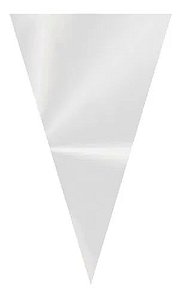 50 Saco Cone 10X15  Bopp Transparente (Inove)