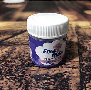 PÓ  DECORATIVO 5G GLOW ROXO (FESTVIDA)