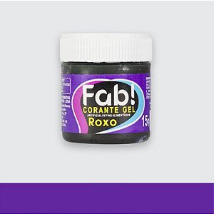 Corante Alimentício Em Gel Fab Roxo 15 Gramas (Fab)