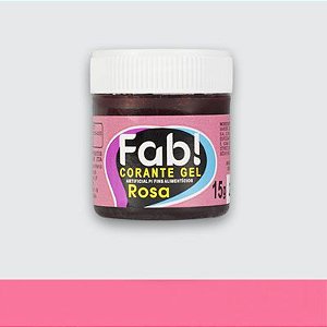 Corante Alimentício Em Gel Fab Rosa 15 Gramas (Fab)