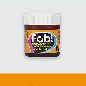 Corante Alimentício Em Gel Fab Laranja 15 Gramas (Fab)
