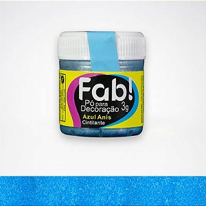 Pó Para Decoração 3G Fab Azul Anis (Fab)