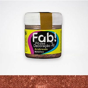 Pó Para Decoração 3G Fab Acobreado (Fab)