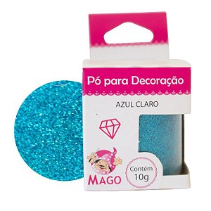 Pó Para Decoração 8G Azul - Mago