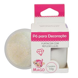 Pó Para Decoração 10G Furtacor - Reflexo Lilás - Mago