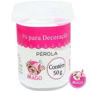 Pó Para Decoração 50G Grande Pérola - Mago